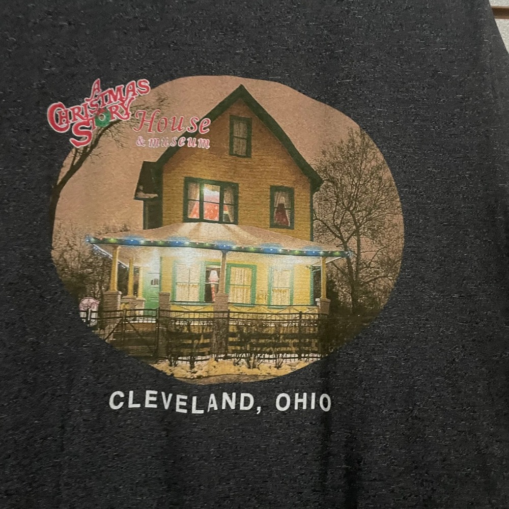A Christmas Story House Museum Graphic T Shirt‎ Cleveland Ohio